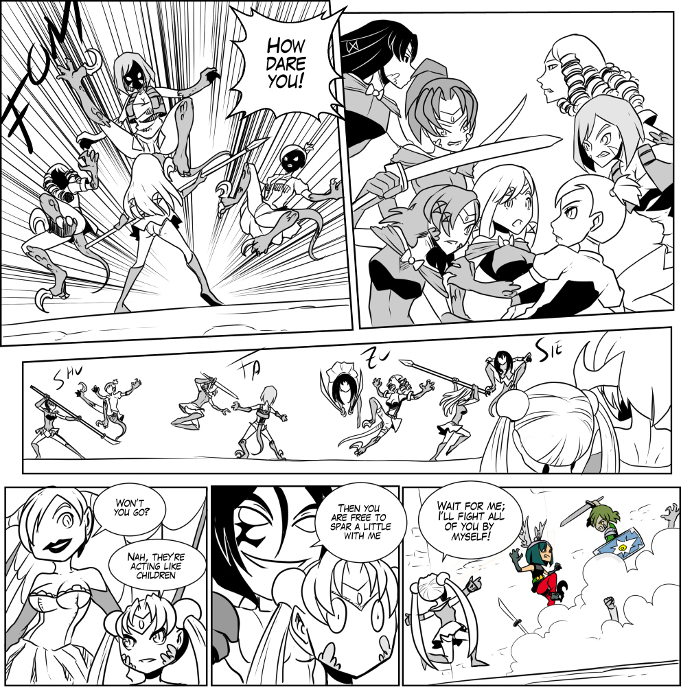 Monster girls on tour - Episode 80, Page 1: Page 080